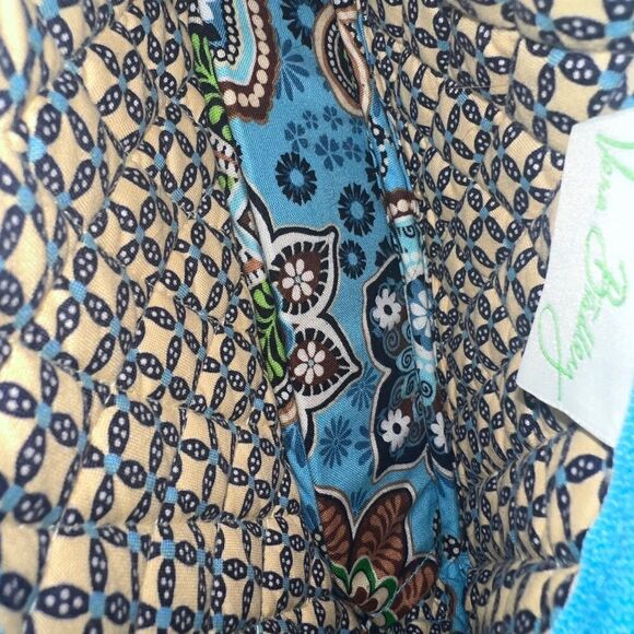 Vera Bradley Bali Blue Amy Crossbody Bag Purse Floral Tropical EUC - Picture 5 of 5